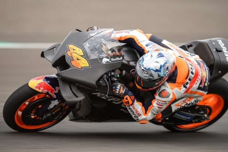 Factory Repsol Honda pilot Pol Espargaro set the fastest time over three days of testing at Mandalika, turning a 1:31.060 on one of the development1 RC213Vs. CREDIT Honda Racing Corporation