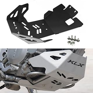 Front Skid Plate Engine Mud Guard Cover Compatible with KLX250 /250S/250R KLX300 KLX300R KLX300SM D-Tracker/X (Black)